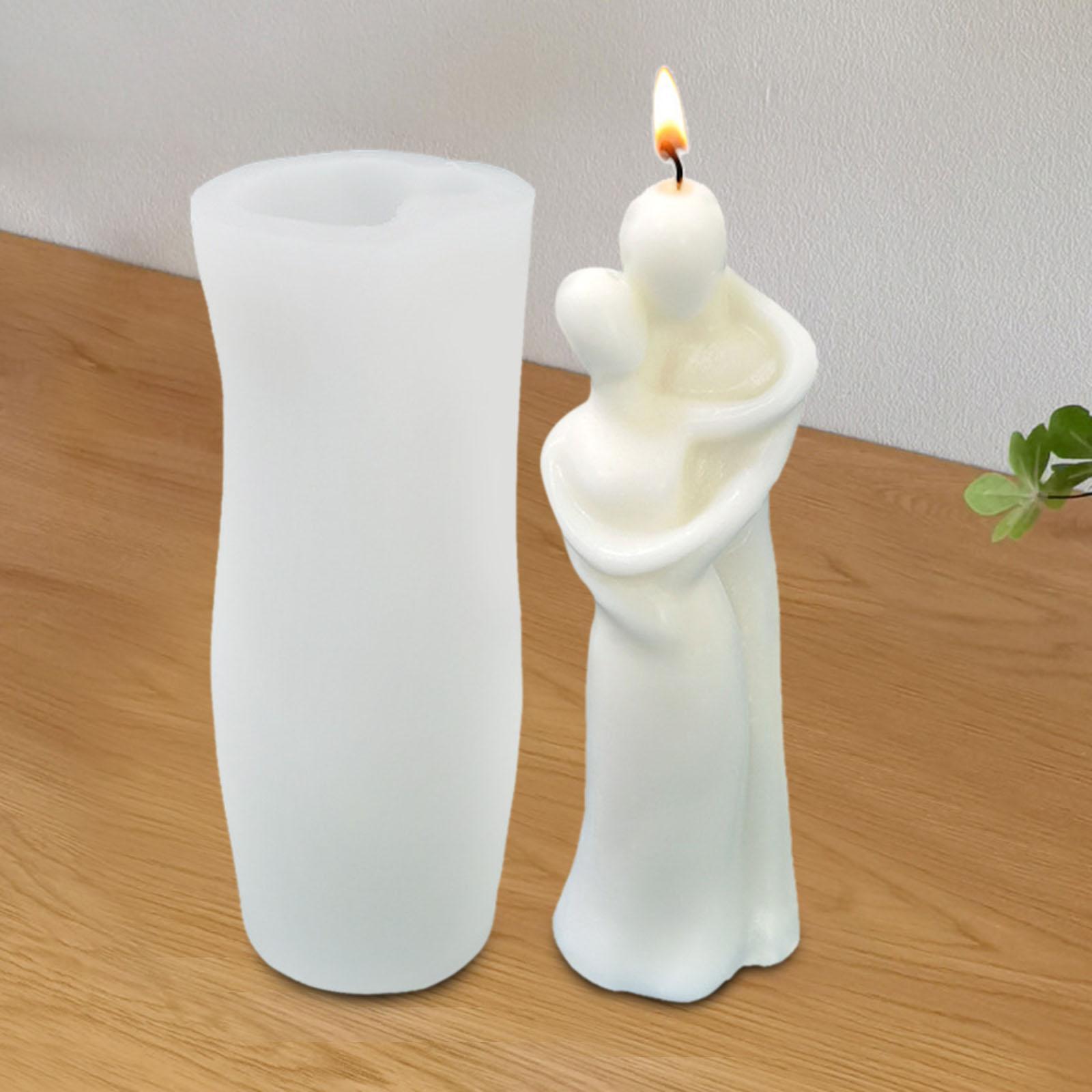 2pcs Candle Mold Handmade Gift Home Decor for Aromatherapy Candle