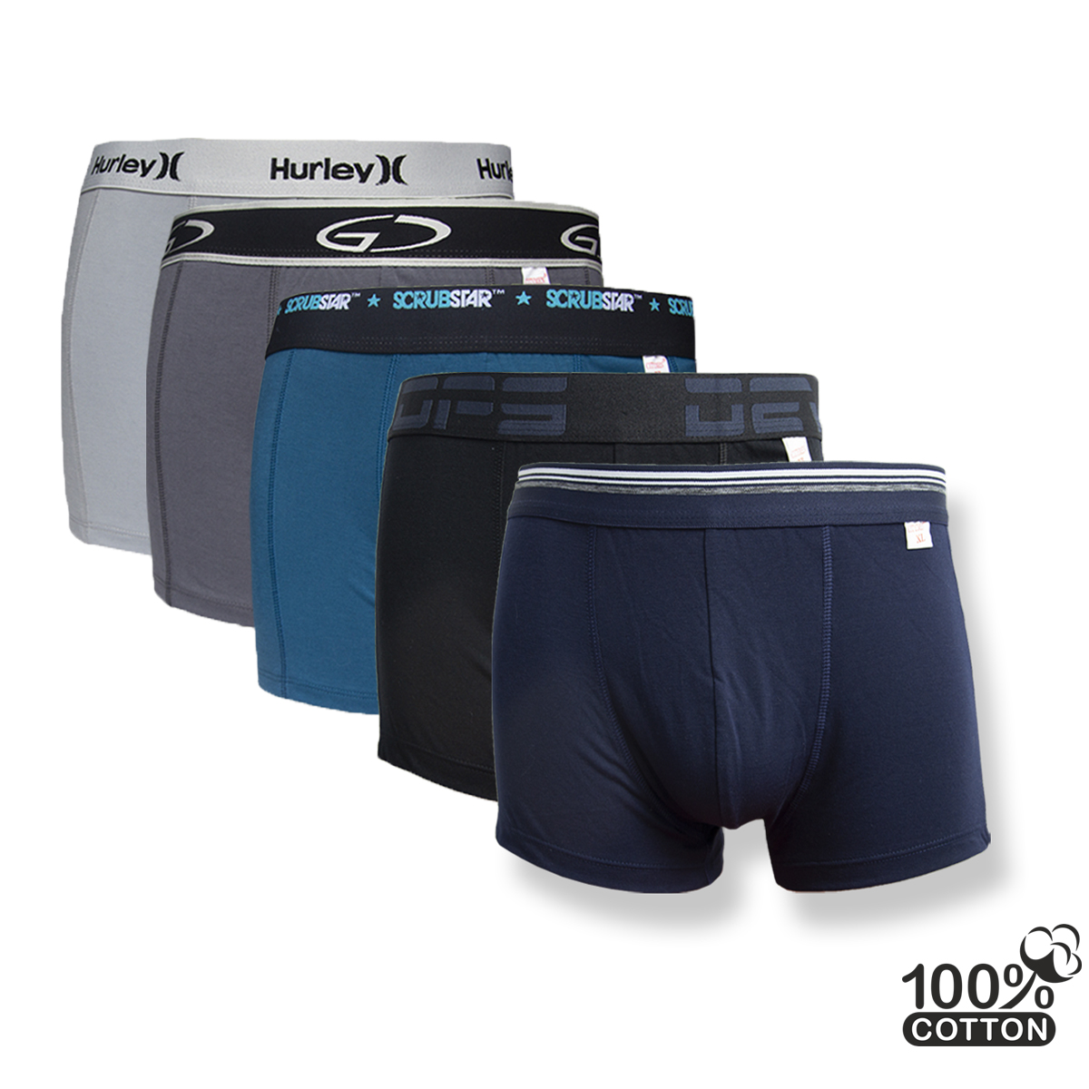 Combo 4 Quần Lót Nam boxer hiệu CITYMEN nhiều lưng 4 chiều vải cotton cao cấp, sịp nam - LMTK-MULTIBC