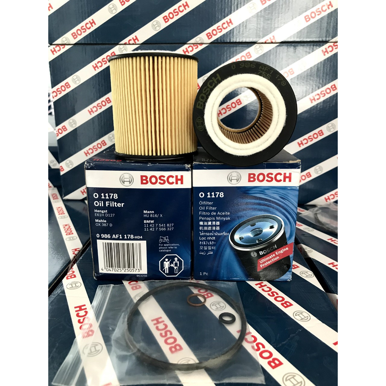Bộ Bugi Chân Côn (4 Chấu) Bosch Platium-Iridium Cho Ford Explorer, EcoSport 1.5, Fiesta, Focus 1.6/2.0, Mondeo 2.3, Escape 2.3