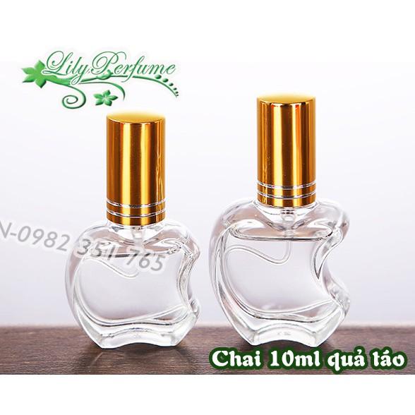 Lọ chiết nước hoa 10ml táo cắn dở (Vỏ chiết nước hoa/Ống chiết nước hoa/Chai chiết nước hoa)