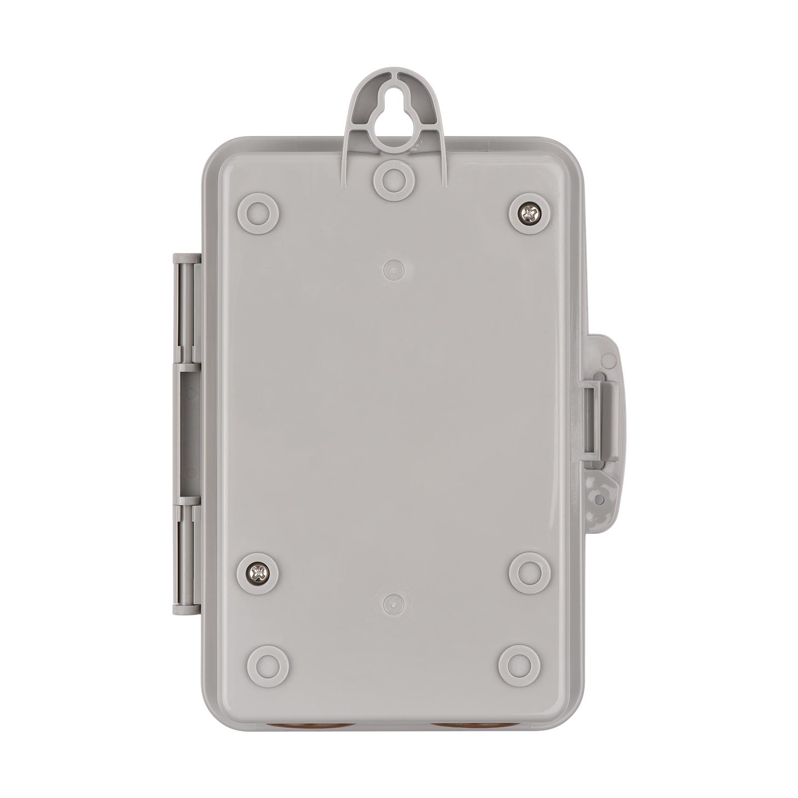Mechanical 24 Hours Timer Switch IP53 Rating Programmable Electrical Timer Switch Box AC 100-240V 15 Minutes Interval 96 Times ON/ OFF with Mounting Hole Dustproof Waterproof Cover