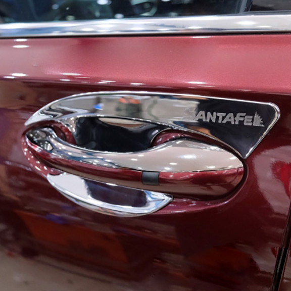 Chén Cửa - Hõm Tay Nắm Cửa Chống Trầy Xước Dành Cho Xe HYUNDAI SANTAFE 2019