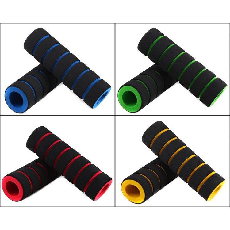 Bicycle Bamboo Sponge Cover Mountain Bike Comfort Shock-absorbing Non-slip Gloves Bicycle Accessories Bike Handle Bar Grips