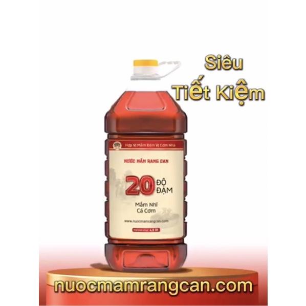 Nước mắm nhĩ ngon truyền thống 20 ĐỘ ĐẠM-can 4,8 lít