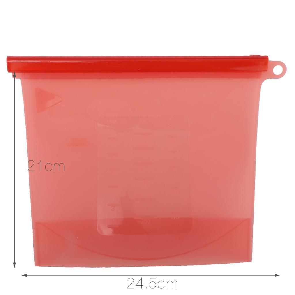 Silicone Refrigerator Vacuum Sealed Food Storage Bag Fresh Saver