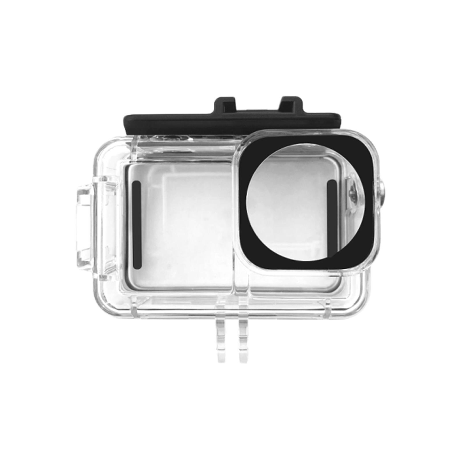 Underwater Camera Housing Case Protective Lens Guards Built in Two Cold Shoe