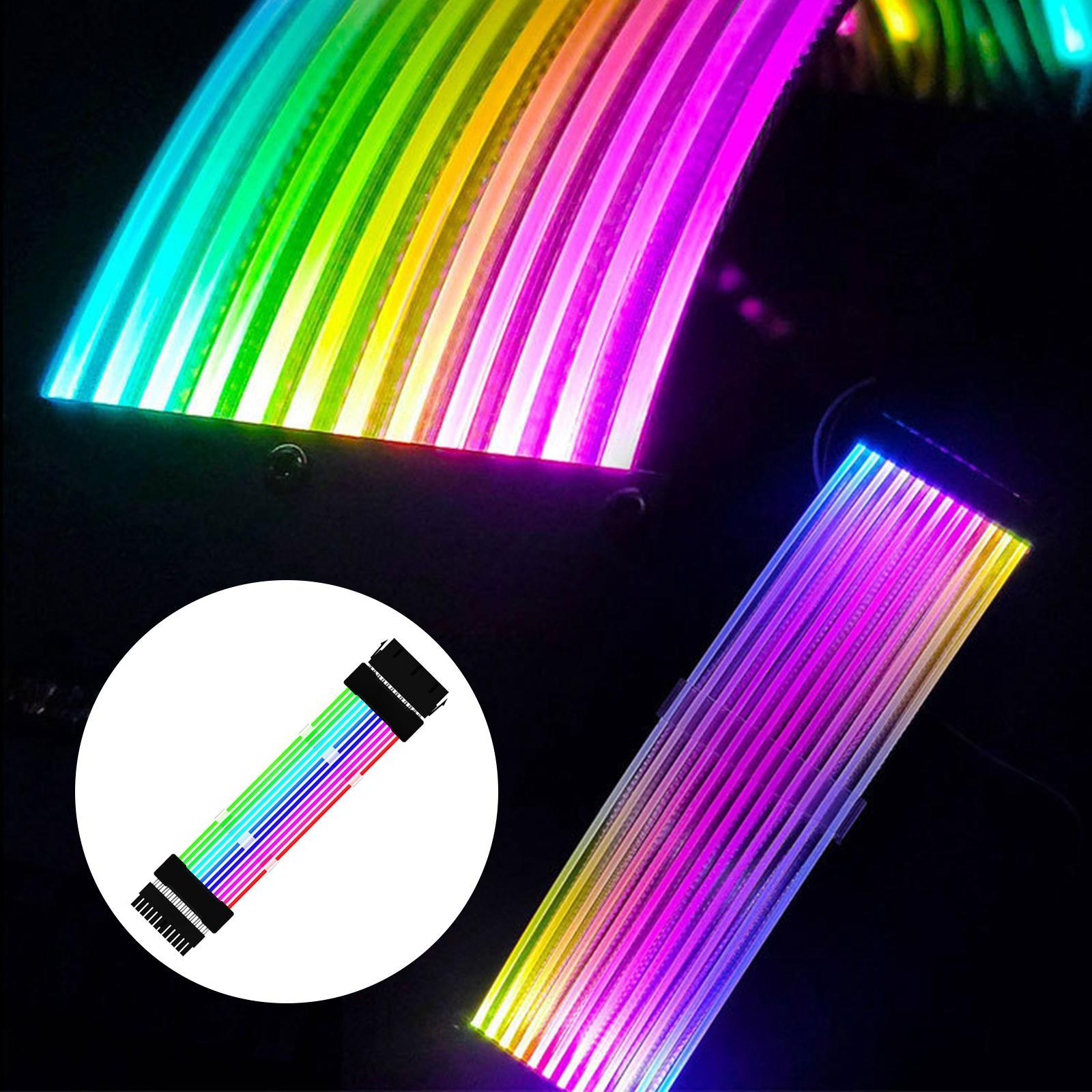 Extension RGB Cable PSU Extension Cable Set PCIe Cable for Computer PC
