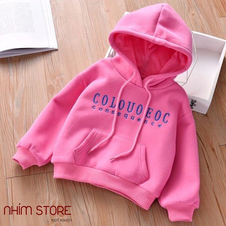 Áo nỉ hoodie cho bé từ 13 - 65kg COL