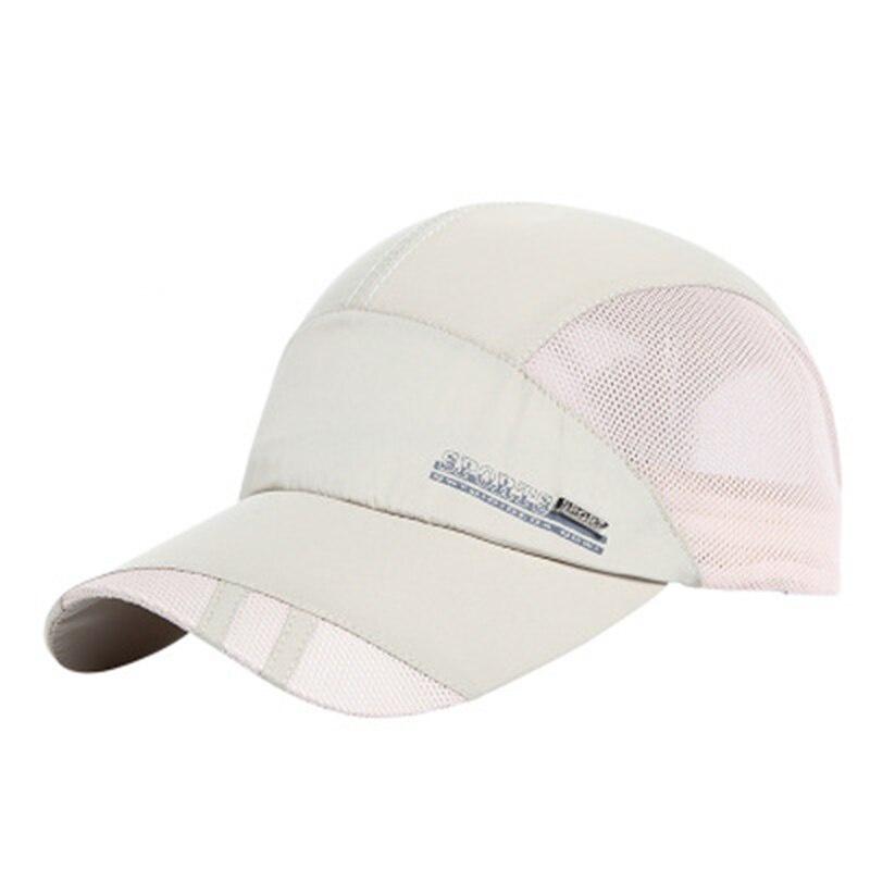 Summer Outdoor Sports Caps Women Quick Dry Breathable Sun Visor Baseball Cap Men Hiking Fishing Running Cap Sun Hat Adjustable