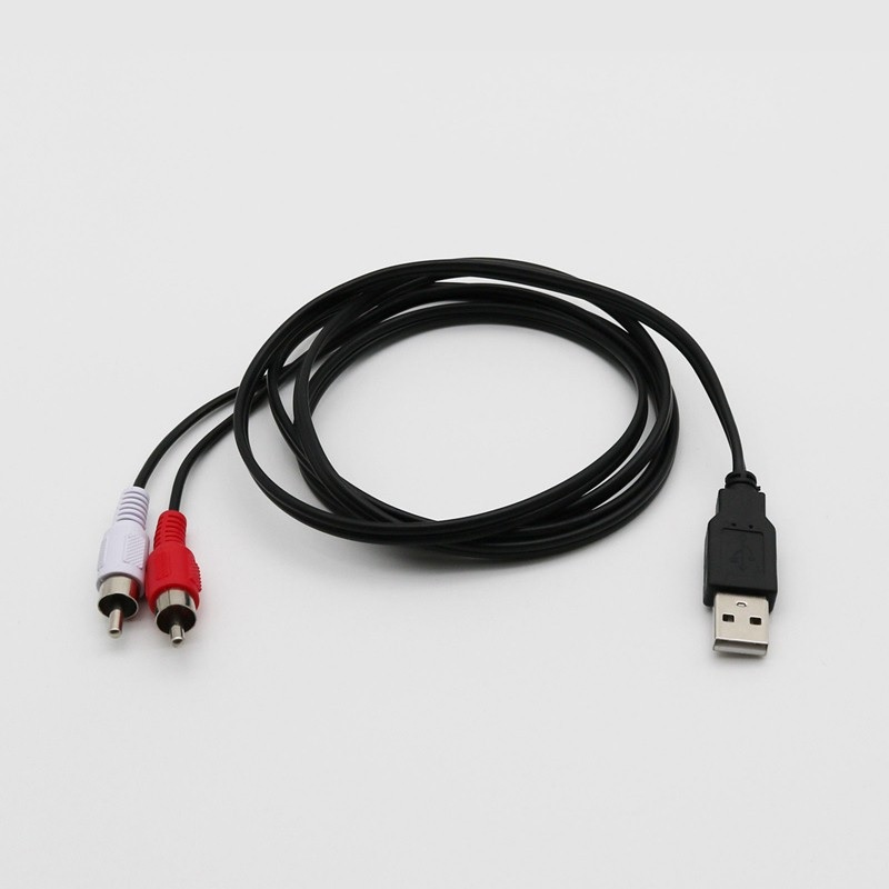 ROGTZ Cáp Chuyển Đổi Cổng USB Sang 2 Cổng RCA Cho TV 1.5m - Hàng Nhập Khẩu