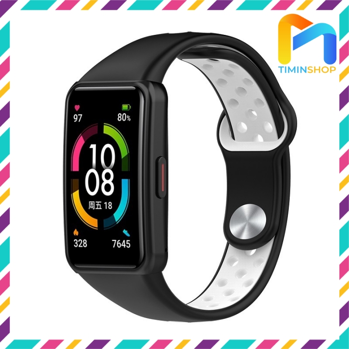 Dây đeo dành cho Huawei Band 6/ Band 6 Pro/ Honor Band 6 - Dây thể thao 2 màu