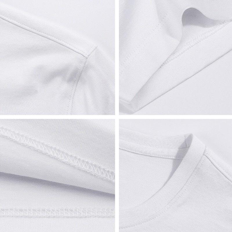 Áo Phông Trơn Chất Cotton 100% Đường May Móc Xích Tinh Tế