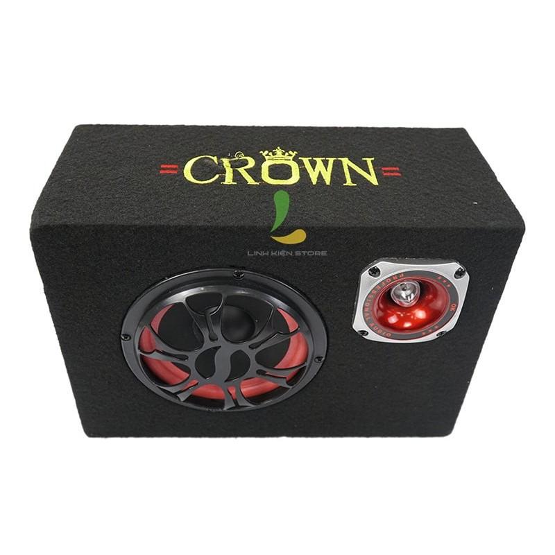 Loa Crown 8 vuông Bluetooth - loa công suất 200W, kết nối bluetooth - Hàng Chính Hãng