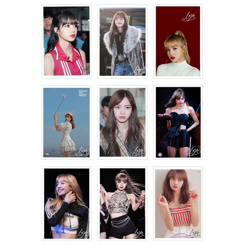 Lomo Card 54 ảnh có chữ ký LISA BLACKPINK