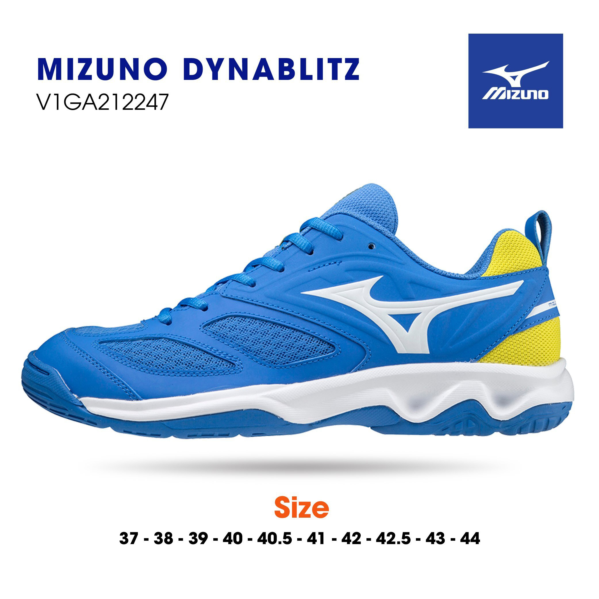 Giày cầu lông nam nữ mizuno Dynablitz chính hãng chuyên nghiệp có 3 màu-tặng tất thể thao bendu