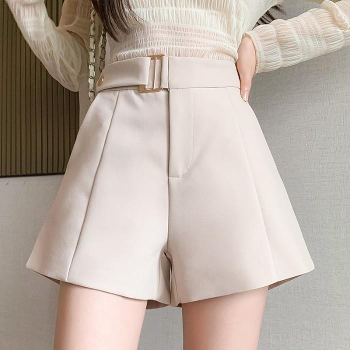 Quần Short Nữ Kèm Đai To Cạp Cao