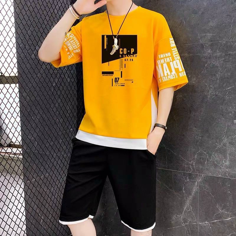 Đồ bộ thun nam thể thao thời trang Hàn Quốc Chất vải thun mè mềm mịn thoáng mát thấm hút mồ hôi tốt