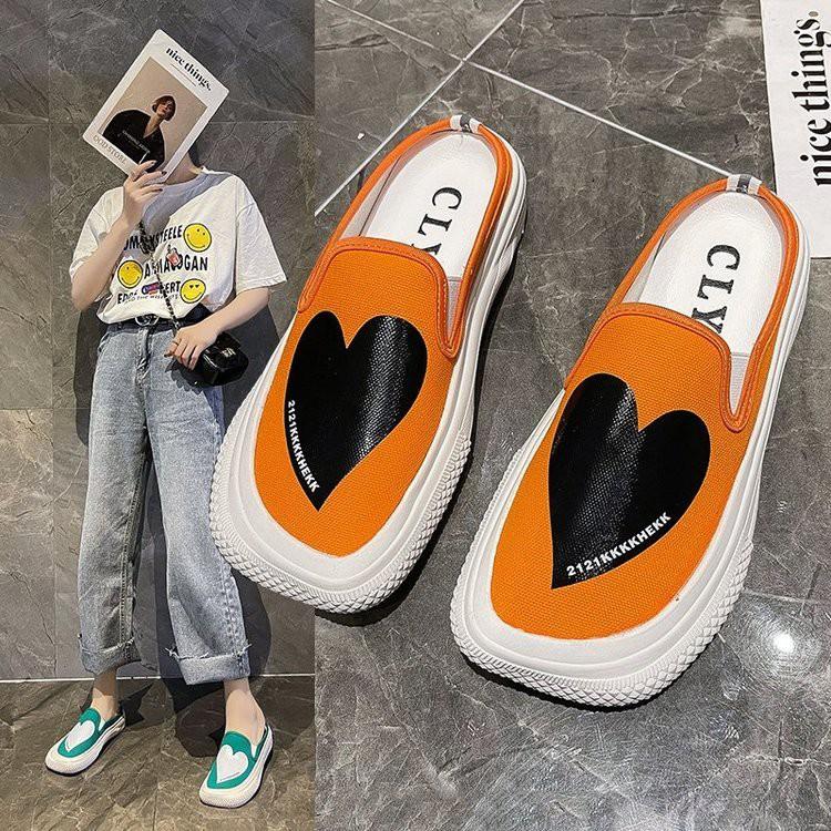 Giày Thể Thao Vải Bạt Thời Trang Hàn Cho Nữ