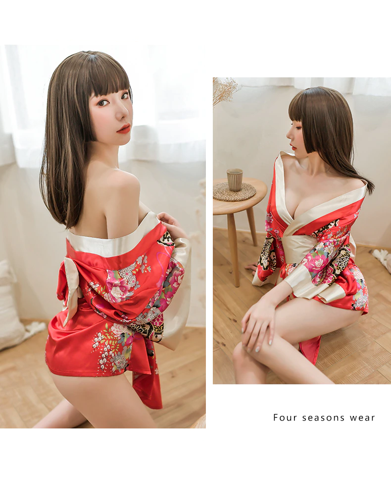 Cosplay kimono Nhật Bản sexy đồ ngủ freesize