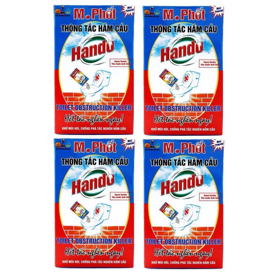 Bộ 4 Hộp M.phốt 250G Hando