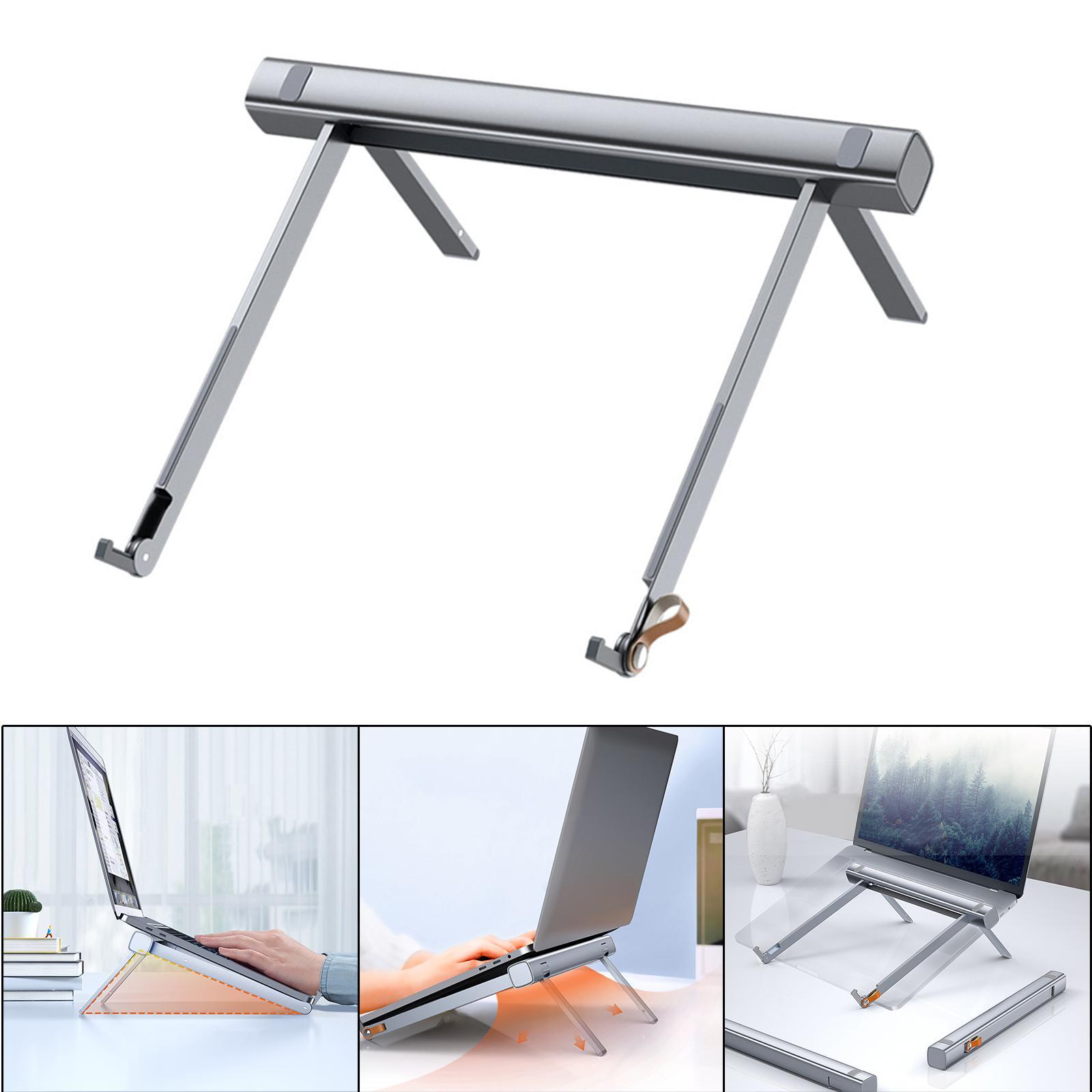 Adjustable Foldable Laptop Stand Riser Notebook Tablet Holder Anti-Slip