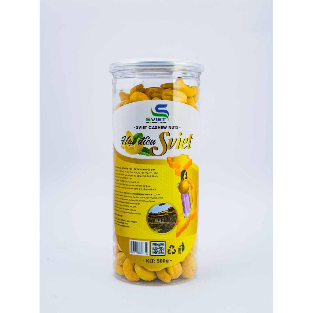 500g Hạt điều Rang muối nhân trắng đạt chuẩn xuất khẩu 2020, SVIET sản xuất tại Bình Phước