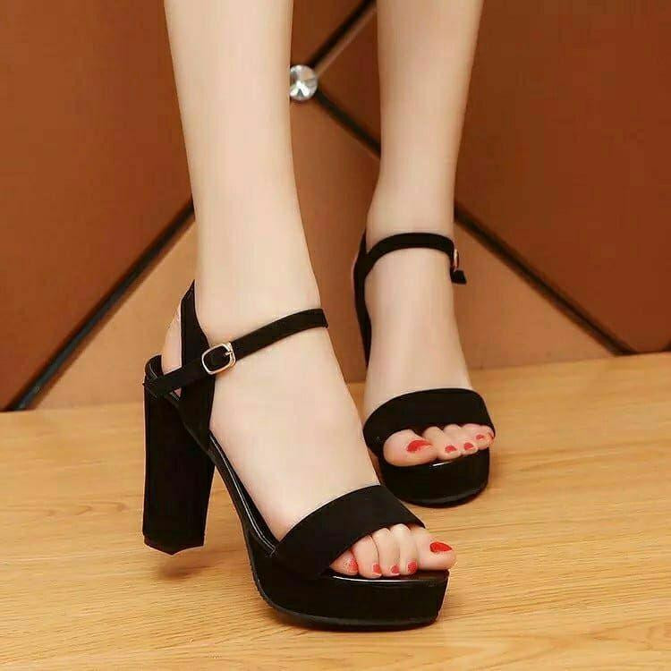 GIày Sandal Nữ Đẹp Cao Gót Đi Tiệc Cao Cấp Đế Vuông Trụ Êm Chân Chuẩn 12 Phân 12 cm CTS-CG