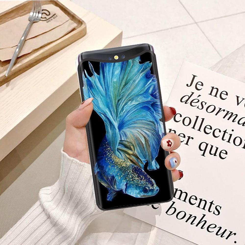 Ốp lưng dành cho điện thoại Oppo A92 Silicon dẻo hình Cá Betta Rồng