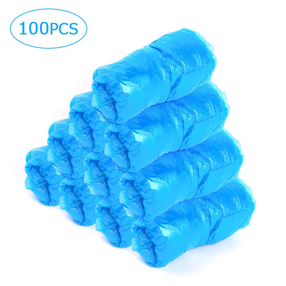 100 chiếc Bao đựng giày dùng một lần chống bụi, chống thấm nước để bảo vệ sàn sạch sẽ