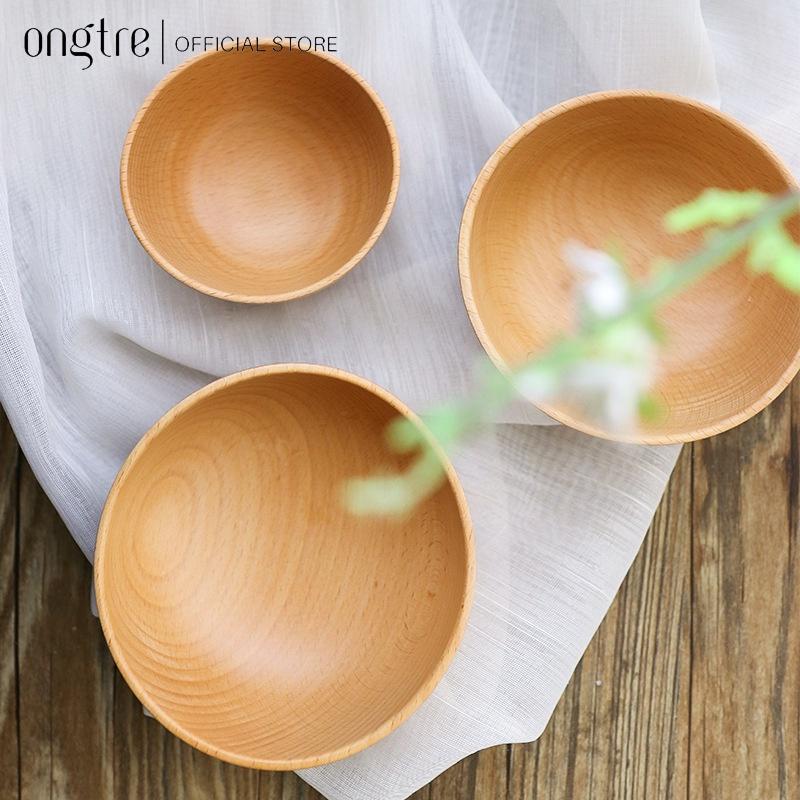 Bát gỗ tự nhiên ONGTRE ăn Salad/ An toàn sức khỏe/ nhập khẩu cao cấp