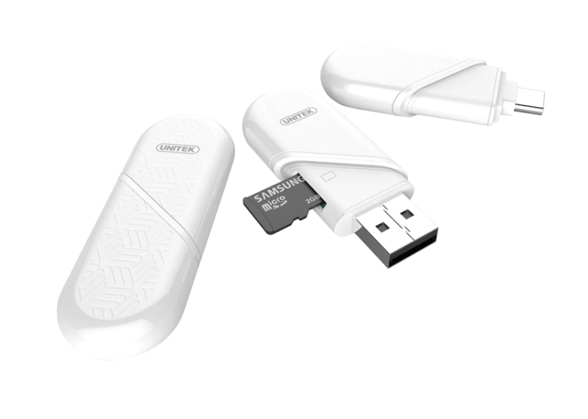 CARD READER TYPE-C/USB 3.0 UNITEK (Y-9323) HÀNG CHÍNH HÃNG