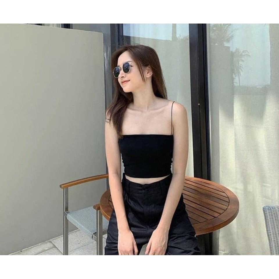 Áo 2 dây - sợi bún siêu gợi cảm,siêu xinh dành cho nữa mặc cùng với blazer