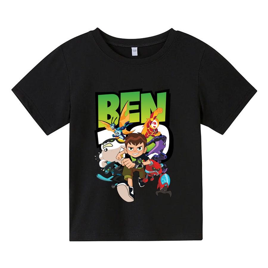 Áo thun cho bé BEN 10, 4 màu, có size người lớn, áo thun trẻ em Anam Store