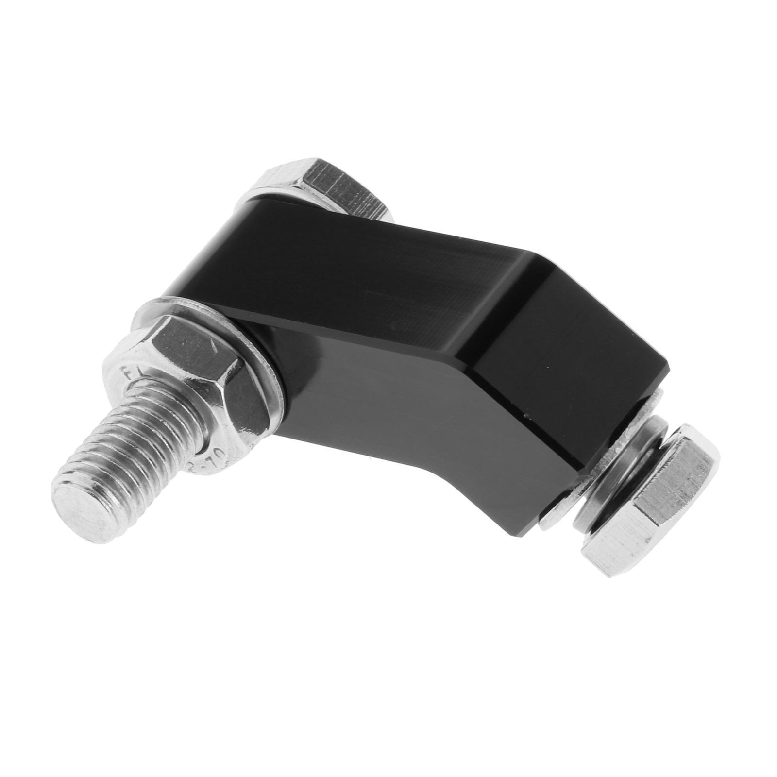 Motorcycle Headlight Mounting Block Bracket Extension CNC Aluminum for Headlights with A 3/4" I.D. Wide Mounting Bracket.