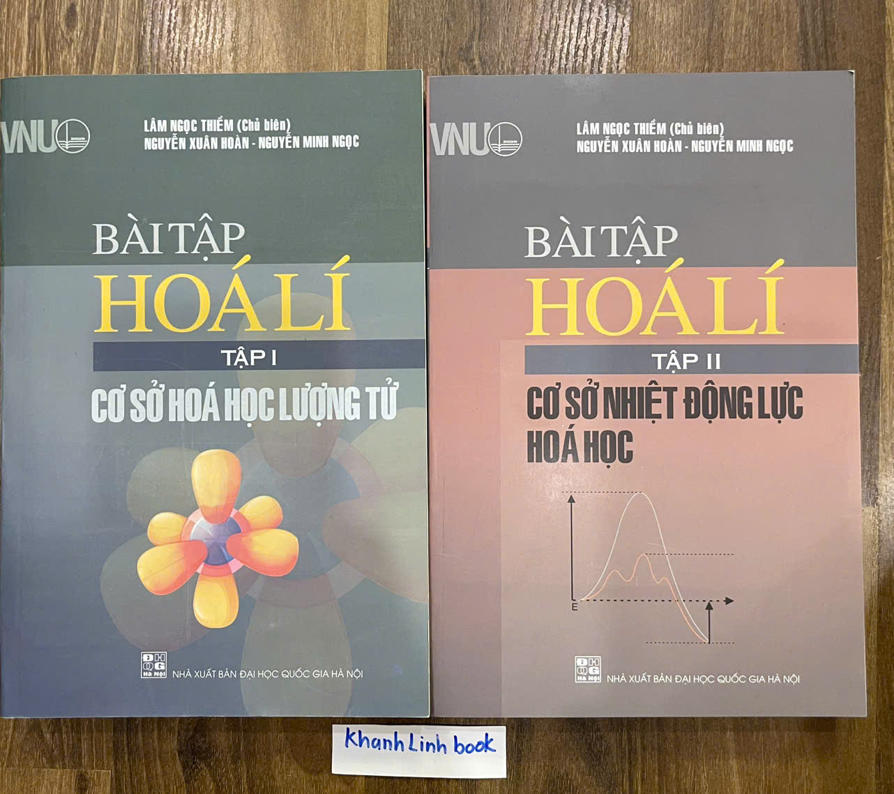 Sách - Bài tập Hoá lí (Tập I + Tập II): Cơ sở nhiệt động lực học và Cơ sở Hoá học lượng tử
