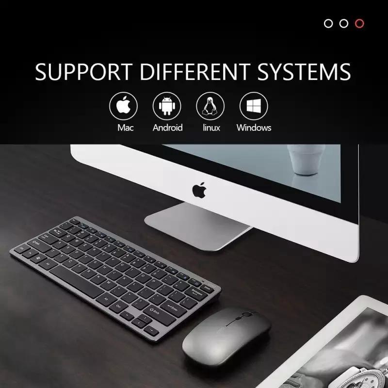 Bộ Bàn Phím Và Chuột Không Dây Sạc Được Inphic V780