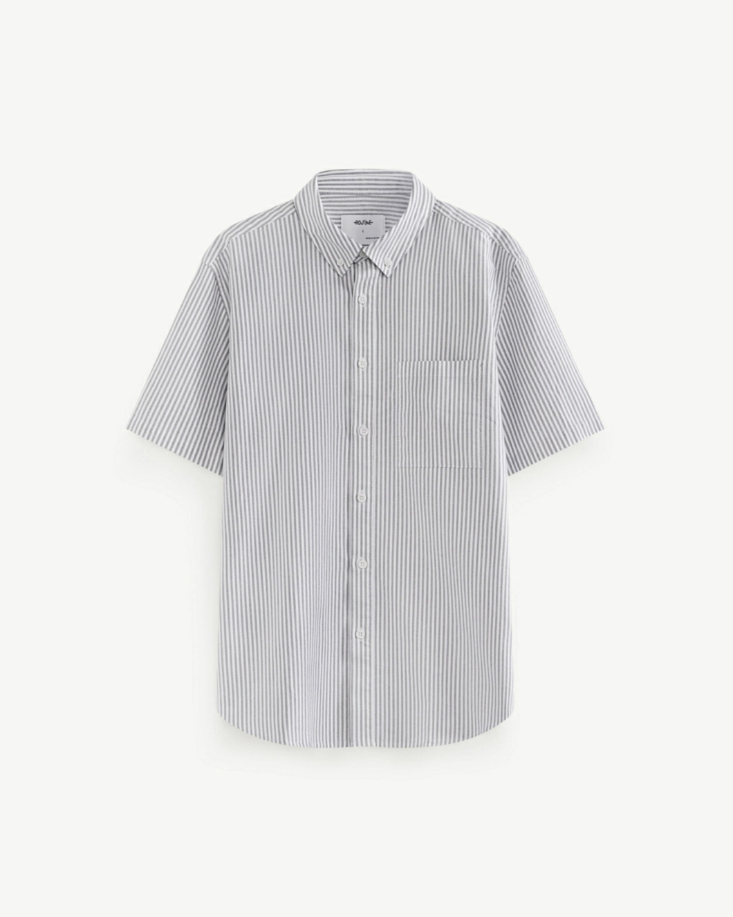 Áo sơ mi sọc ngắn tay ROUTINE . Form Fitted - 10S24SHS010 | ROUTINE CÀ MAU