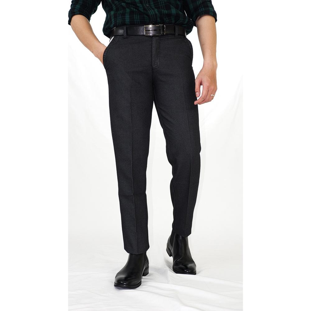 Quần Kaki Cao Cấp Phong Cách Công Sở LENCITY Cotton Thoải Mái Co Giãn Siêu Nhẹ Dáng Âu Nam Đen Xanh 5270LTC5