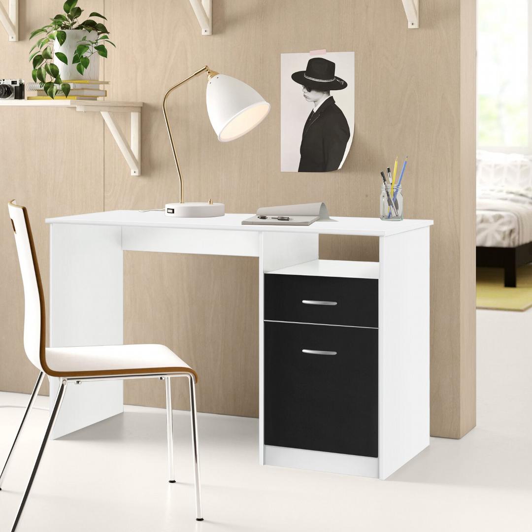 Bàn làm việc, bàn học gỗ hiện đại SMLIFE Duane | Gỗ MDF dày 17mm chống ẩm | D120xR60xC75cm