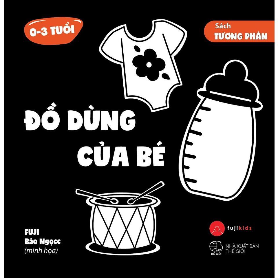 Sách Tương Phản - Bồi Cứng Dành Cho Các Bé Từ 0-3 Tuổi - Bản Quyền