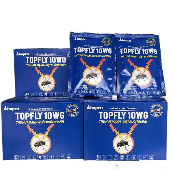 02 gói Thuốc diệt ruồi TOPFLY 10WG