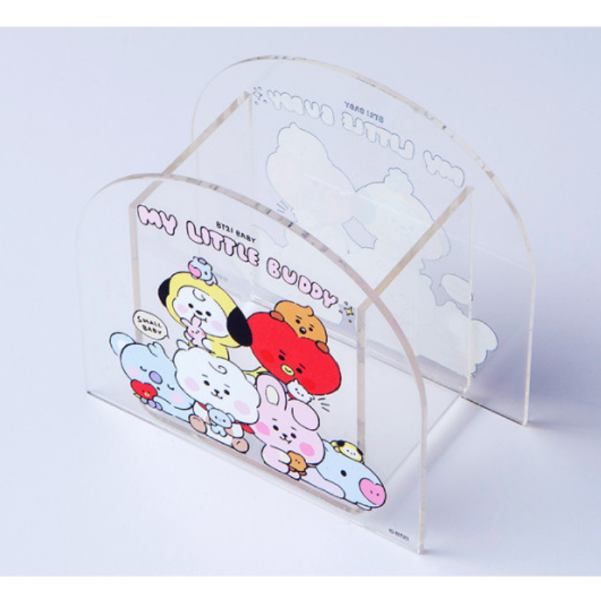 Khay cắm bút BT21 phiên bản My little buddy Pen Holder-Hàng chính hãng