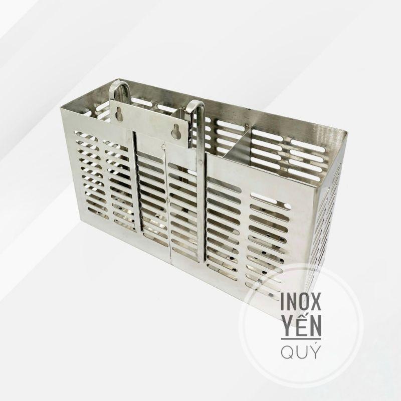 INOX304 GIÁ ĐỂ ĐŨA 3 NGĂN LỚN - GIÁ ĐỰNG ĐŨA 3 NGĂN