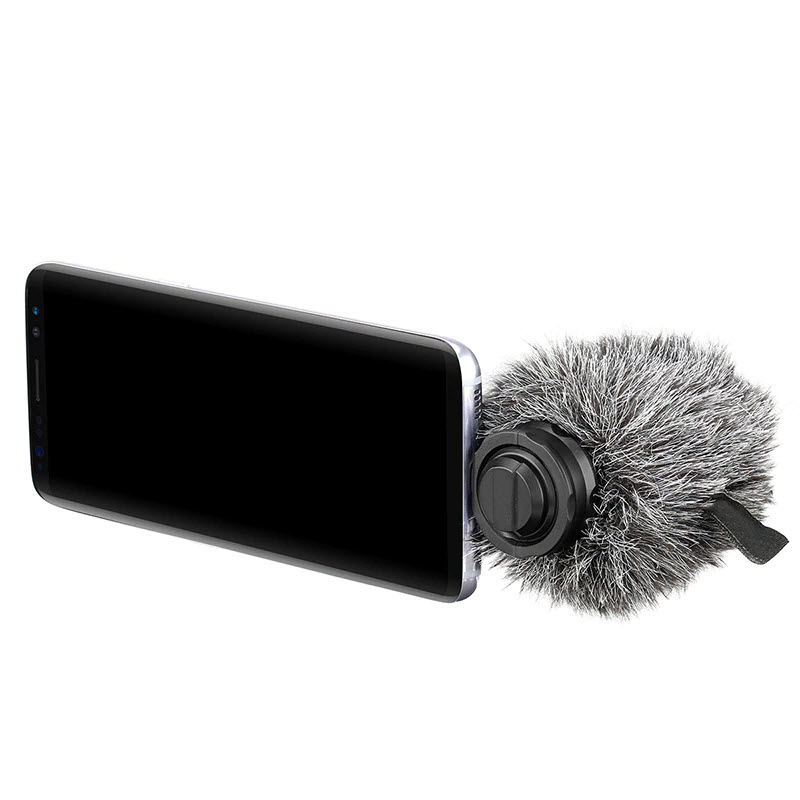 Microphone Thu Âm Chuyên Nghiệp , Dành Cho Smartphone Android - Type C BY-DM100 (FB303) AnZ - Tặng kèm bông lọc thường và bông lọc chắn gió