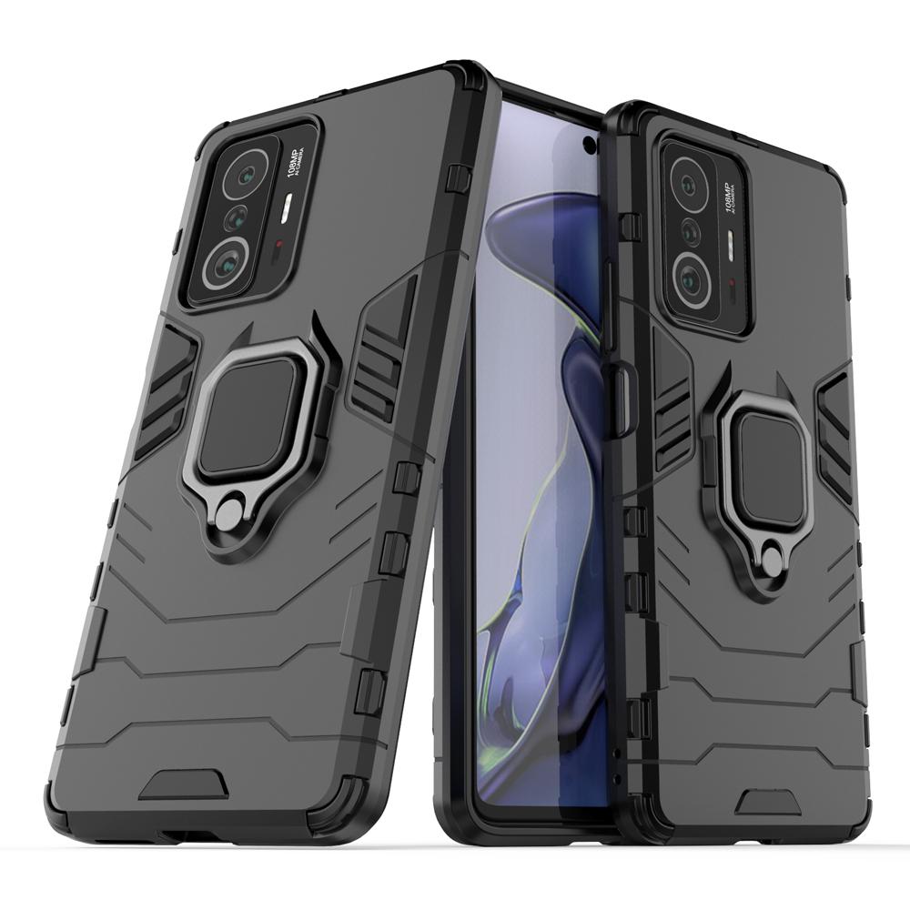 Ốp lưng dành cho Xiaomi 11T Pro 5G chống sốc iron man kèm nhẫn iring Bảo vệ camera và chống xem video tiện lợi