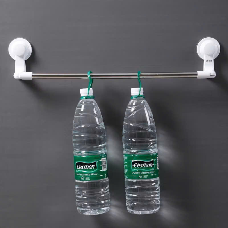 Móc Treo Đồ Hút Chân Không, Thanh Ngang Treo Đồ Kèm Móc - HÀNG CHÍNH HÃNG MINIIN