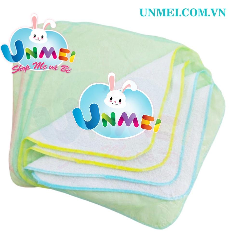 Set 10 Tấm Lót Sơ Sinh Chống Thấm Unmei 30x30 Loại Đẹp Mịn - Sản Phẩm Có Thể Giặt Bằng Máy Giặt