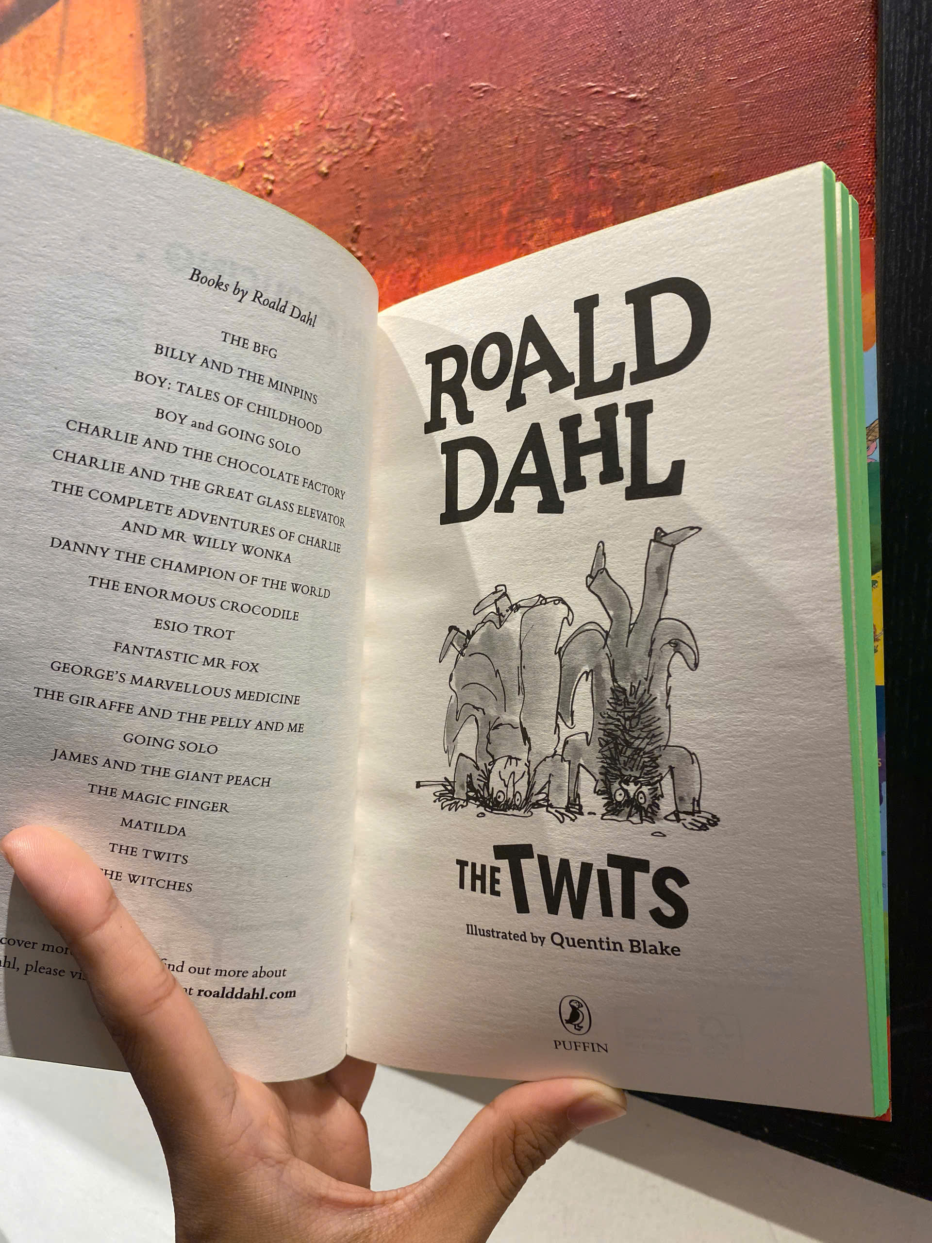 Sách - The Twits by Roald Dahl, Quentin Blake (Illustrator) - Sách thiếu nhi tiếng Anh nhập khẩu UK