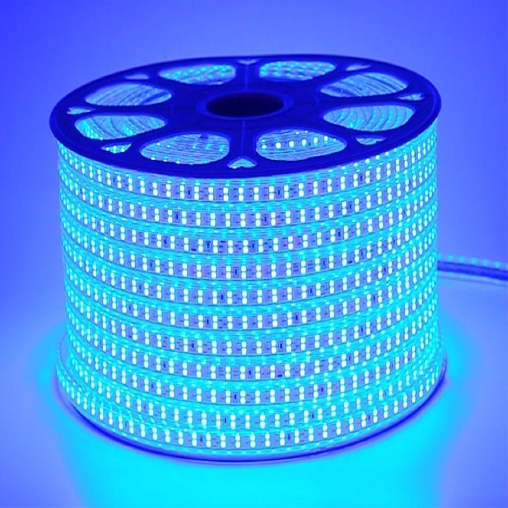 COMBO 10 MÉT LED DÂY ĐÔI 2835 XANH DƯƠNG TẶNG KÈM NGUỒN