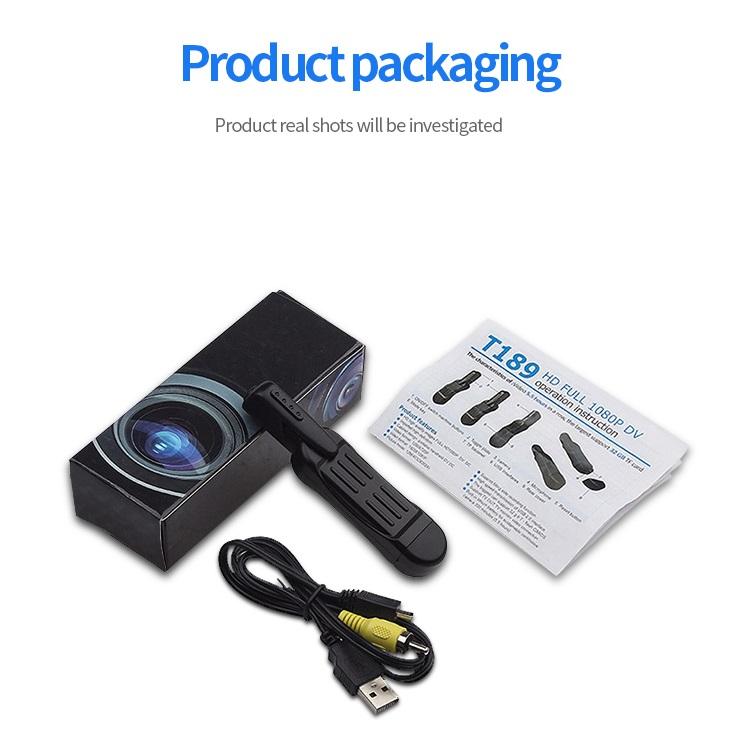 Rechargeable Camera T189 Hd 1080p Motion Detection Mini Portable Camera